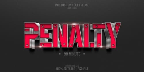 Hiệu ứng chữ 3D PSD cho Photoshop