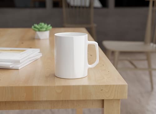 Mockup cốc mẫu số 21 PSD