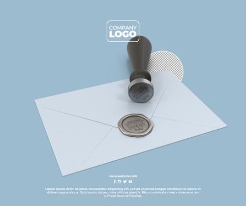 Mockup con dấu file PSD số 65
