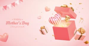 Banner ngày của mẹ file EPS