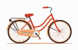 Hình ảnh xe đạp file vector mẫu XD91