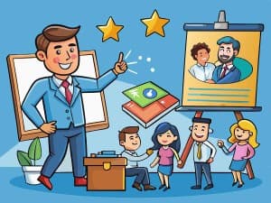 Hình minh họa thầy giáo dạy học sinh file vector mẫu số 603