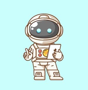Hình minh họa phi hành gia file vector mẫu số 375