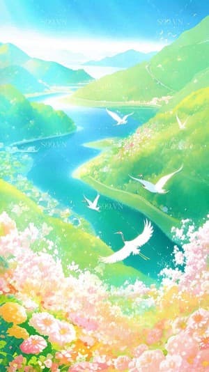 Background khung cảnh thiên nhiên núi rừng file JPG mẫu số 352