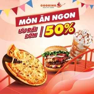 Banner ưu đãi đồ ăn đồ uống file vector mẫu số 426