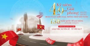 Banner kỷ niệm ngày giải phóng miền nam file PSD mẫu PM782