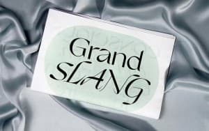 Font chữ thanh lịch, hiện đại, sang trọng dùng cho thiết kế thiệp cưới, thời trang, tạp chí Font GrandSlang-Roman