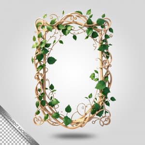 Khung kim loại 3D thiên nhiên file PSD mẫu KL250
