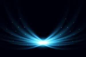 Chùm sáng màu xanh da trời file PSD