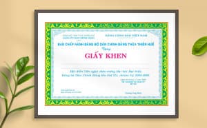 Mẫu giấy khen thưởng hội diễn văn nghệ File Corel 15