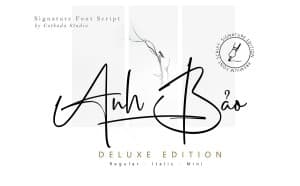 Font chữ viết tay TH Alessa Beilaire Deluxe | Font Việt hóa