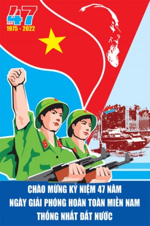 Phướn ngày lễ 30/4 và 1/5 file CDR mẫu K68