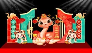 Decor Trang trí chụp hình mừng năm mới File Corel 3