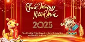 Banner tết nguyên đán file PSD mẫu KX82