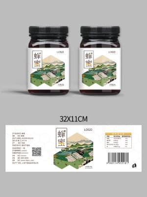 Bao bì, tem nhãn mật ong từ thiên nhiên