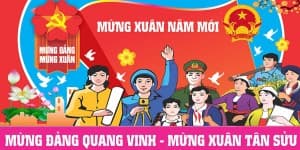 Backdrop mừng ngày thành lập Đảng Cộng sản file CDR mẫu CR53
