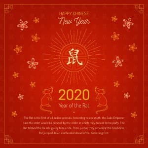 Poster tết nguyên đán file vector mẫu 25R1686