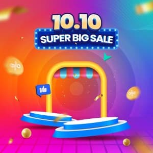 Banner sale trên sàn TMDT file vector mẫu JH184