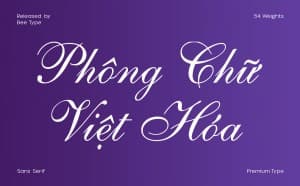 Font Chữ Nghiêng Đẹp UVN Ke Chuyen Việt Hóa