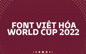 Font chữ TVN-Qatar 2022