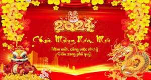 Backdrop chúc mừng năm mới 2024 số 1 - File Corel