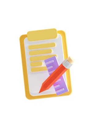Ảnh minh họa dụng cụ học tập 3D - File C4D số 112 - Mã 244