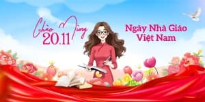 Phông nền tri ân thầy cô chào mừng Ngày Nhà Giáo Việt Nam 20.11 File Corel 35