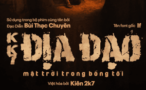 Font chữ kinh dị KK7-Địa Đạo Việt Hóa