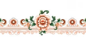 Đường hoa văn hình bông hoa file PNG mẫu HV183