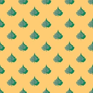 Pattern lá bồ đề xanh file vector mẫu số 853