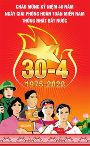 Phướn ngày lễ 30/4 và 1/5 file CDR mẫu K49