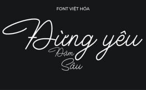 Font chữ viết tay VL Houstoner Script Việt Hóa