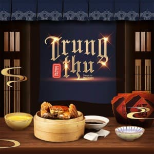 Banner trưng bày dịp tết trung thu file PSD - mẫu số 429