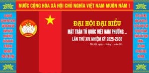 Phông nền chào mừng đại hội Đảng bộ các cấp lần thứ 14- File corel 4