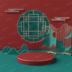Backgroud trung thu bục trưng bày sản phẩm mẫu 1 PSD