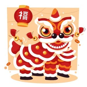 Hình ảnh con kỳ lân file vector mẫu KL82