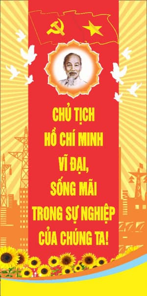 Phướn mừng Đảng mừng xuân 2024 file CDR mẫu D40