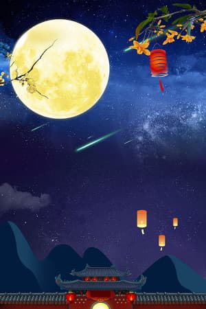 Background trung thu file PSD mẫu TT272