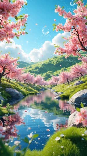 Background thiên nhiên file PNG mẫu PM848