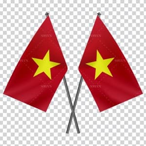Ảnh cờ Việt Nam file PNG mẫu số 107