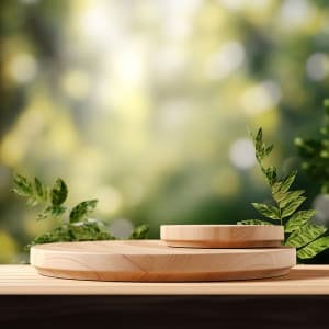 Background bục 3d thiên nhiên file JPG mẫu B120