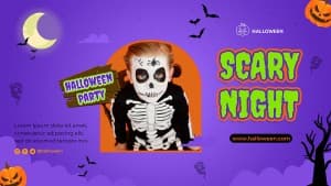Banner lễ hội halloween file PSD mẫu MB388
