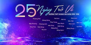 Backdrop kỉ niệm 25 năm ngày trở về mẫu 15 file Corel