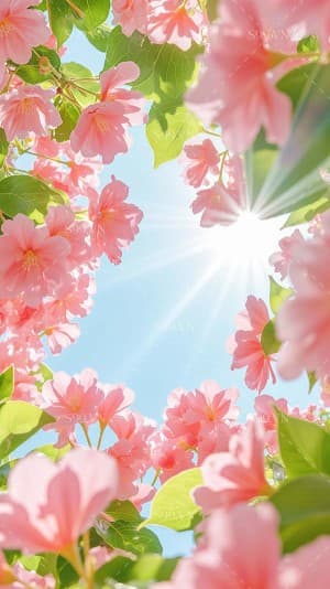 Background tình yêu thiên nhiên file PNG mẫu PM830
