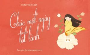 Font chữ viết tay dễ thương MTD Beautiful Friends Việt Hóa