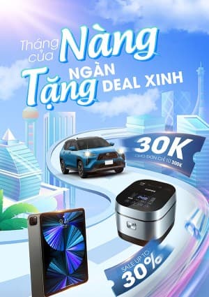 Poster ưu đãi thương mại điện tử file PSD - mẫu số 744