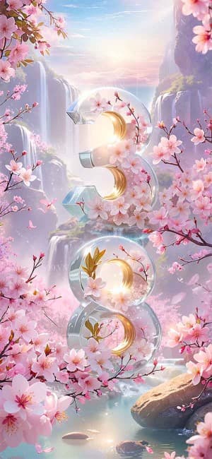 Background ngày phụ nữ 8.3 nền thiên nhiên núi non file PNG mẫu số 926