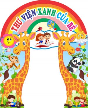 Backdrop, tranh trang trí mầm non - File Corel Số 1