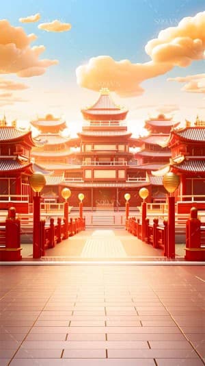 Background 3D thành phố file PNG mẫu JP102