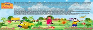 Backdrop, tranh trang trí cho trường mầm non - File Corel Số 27